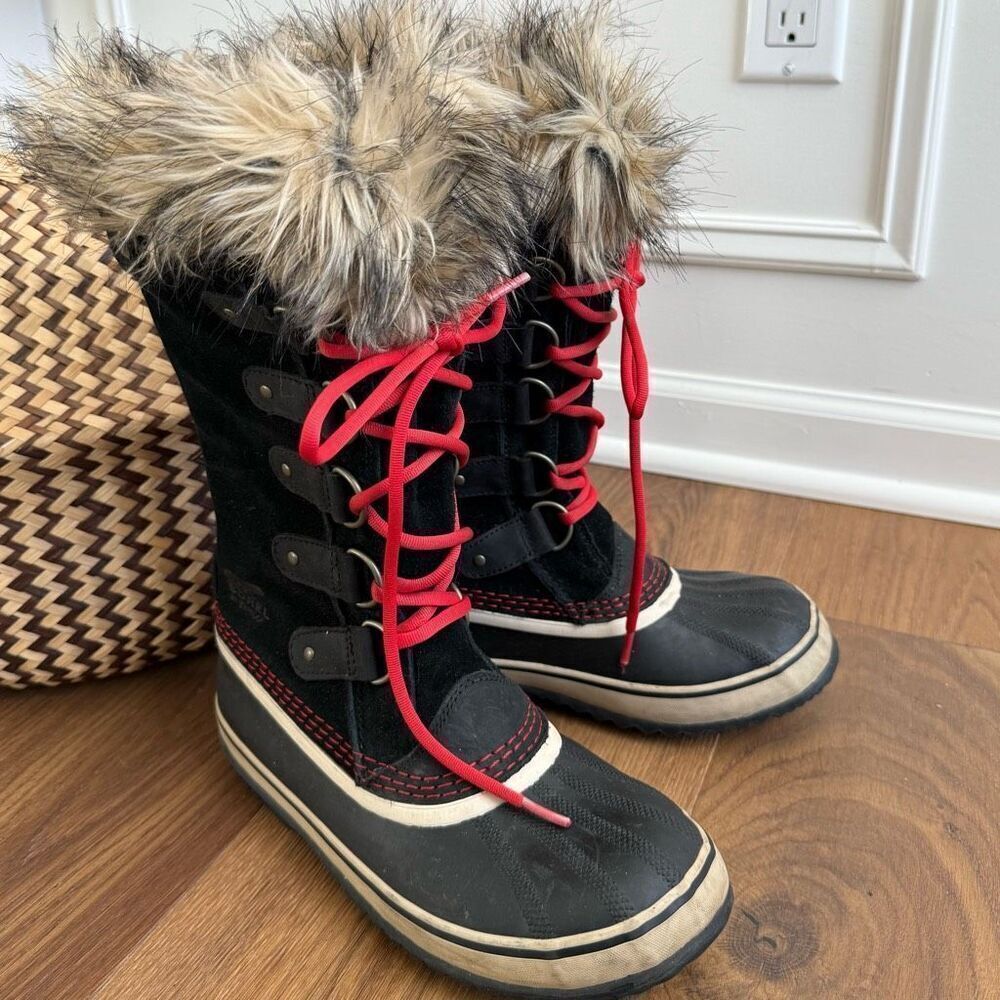 Sorel Joan of Arctic Waterproof Boots NL1540-011 $240 Black 7.5